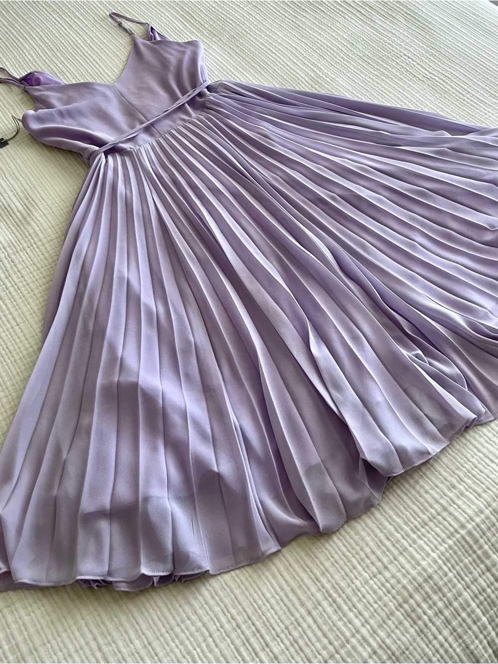 Tart collections lavender pleated wrap dress size small NEW